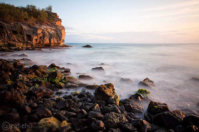 Shipwreck Beach (Kauai, HI) at sunrise
