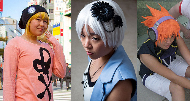 Wigs are especially handy for different colors.