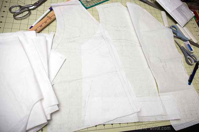 A few custom pattern pieces from my latest project.